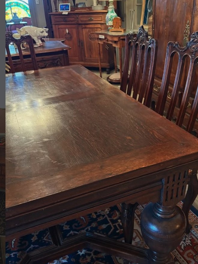 Antique Dutch refectory table selected by Roush Antiques